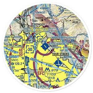 Barton Heliport (PAI) VFR Sectional Sticker (20 mile)