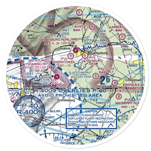 Southern Adams County Heliport (P98) VFR Sectional Sticker (30 mile)