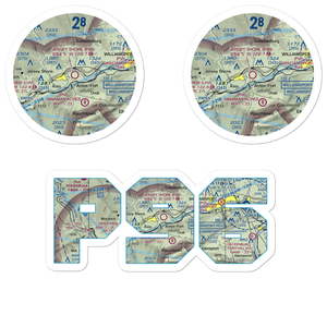 Jersey Shore Airport (P96) VFR Sectional Sticker Pack