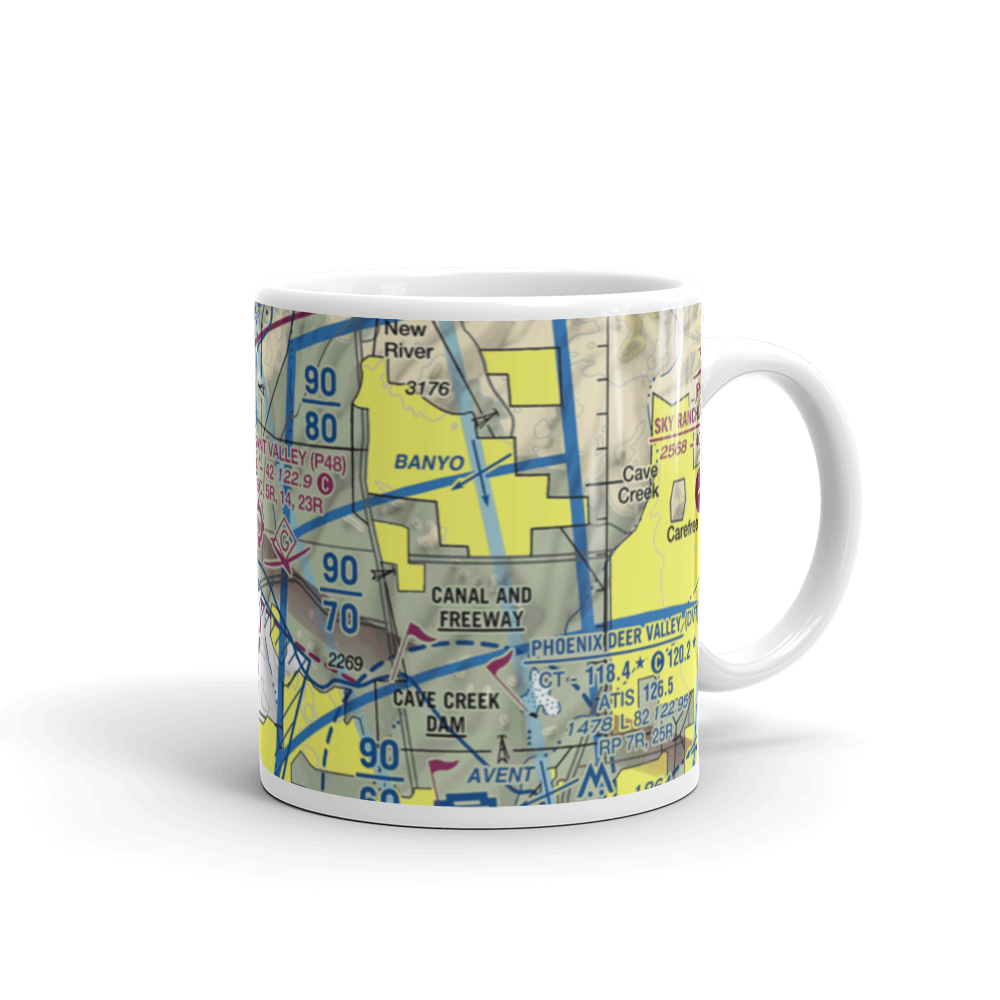 Pleasant Valley Airport (P48) VFR Sectional  Mug 