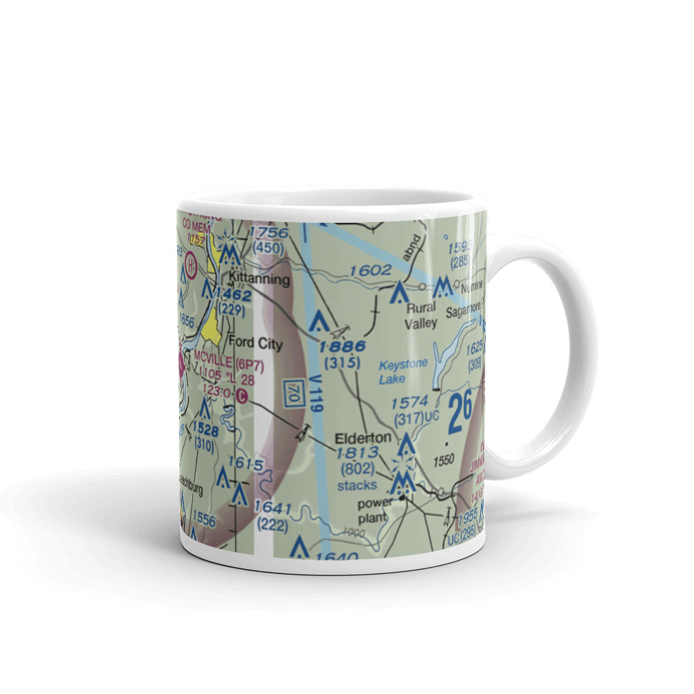 Mc Ville Airport (P37) VFR Sectional  Mug 