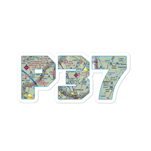 Mc Ville Airport (P37) VFR Sectional Sticker