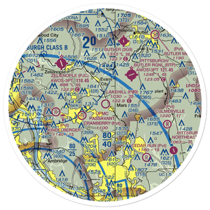 Lakehill Airport (P09) VFR Sectional Sticker (30 mile)
