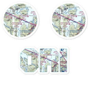 Port Lions Airport (ORI) VFR Sectional Sticker Pack