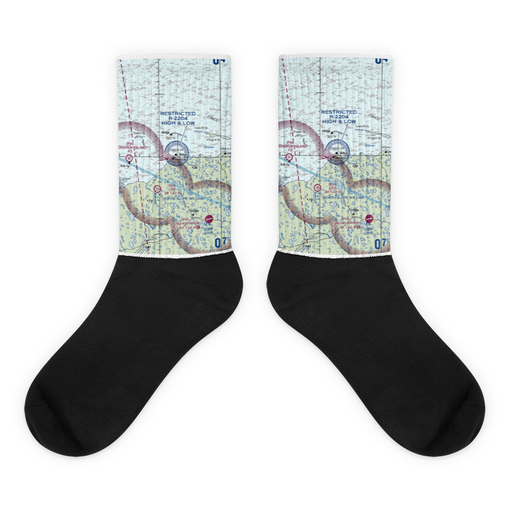 Oliktok LRRS Airport (OLI) VFR Sectional Socks 