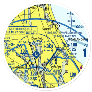 Sky Harbor Airport (OBK) VFR Sectional Sticker (20 mile)