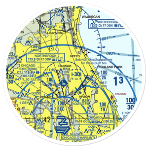 Sky Harbor Airport (OBK) VFR Sectional Sticker (30 mile)