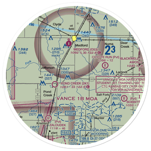 Homestead Farms Airport (O66) VFR Sectional Sticker (30 mile)