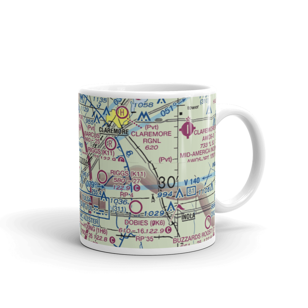 Port of Catoosa Heliport (O64) VFR Sectional  Mug 