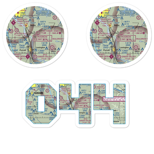 Mc Caslin Airport (O44) VFR Sectional Sticker Pack