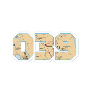 Ravendale Airport (O39) VFR Sectional Sticker