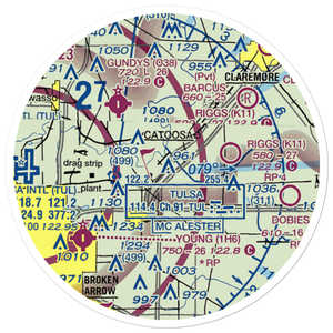 Molly's Landing Heliport (O34) VFR Sectional Sticker (20 mile)