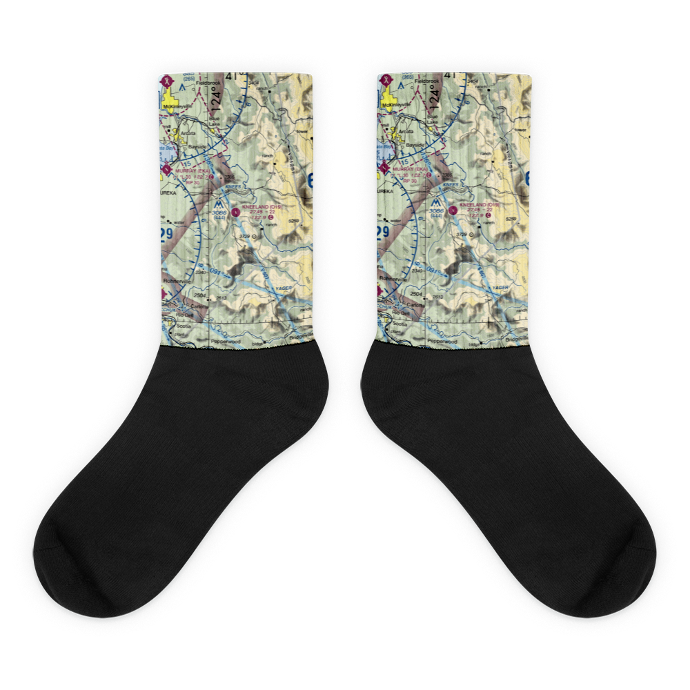 Kneeland Airport (O19) VFR Sectional Socks 
