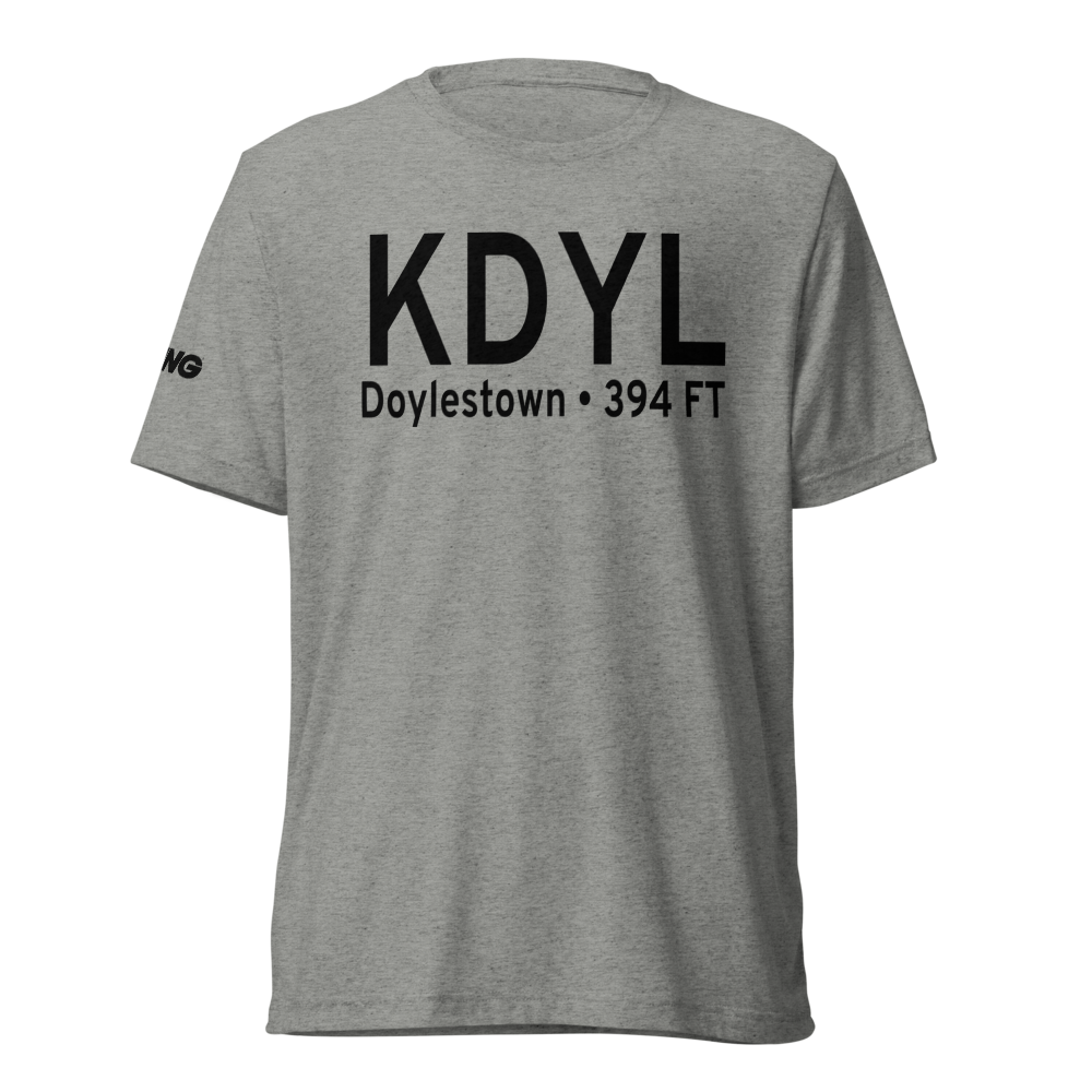 Doylestown Airport (KDYL) ICAO Tri-blend T-Shirt 