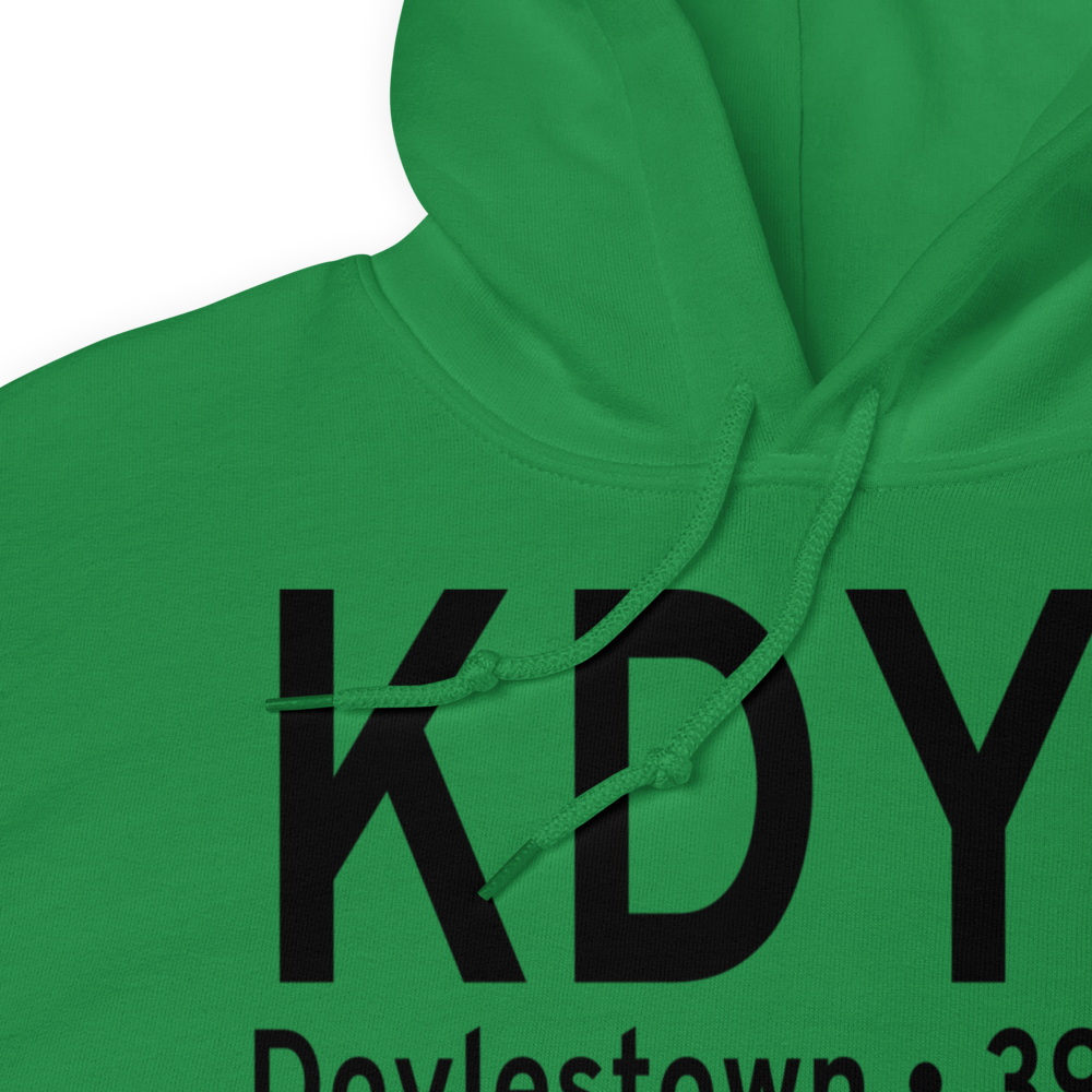 Doylestown Airport (KDYL) ICAO Hoodie Sweatshirt 