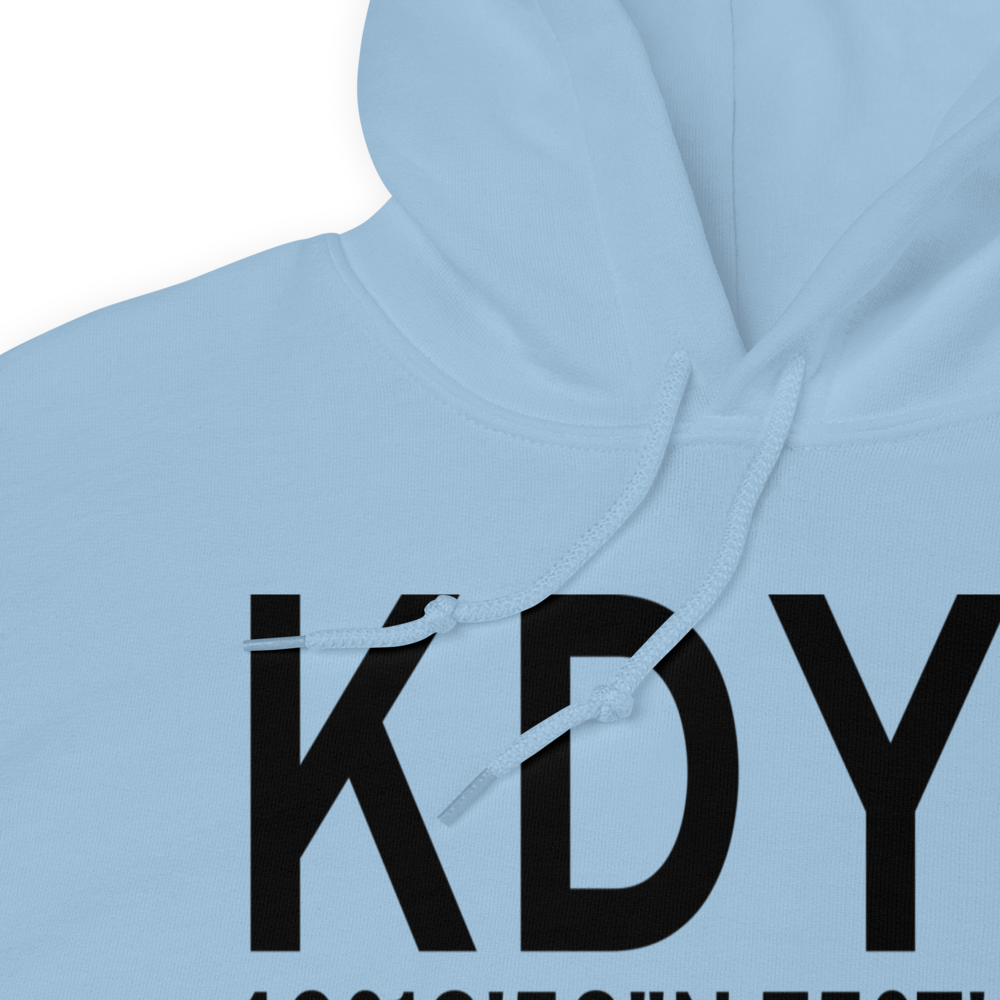 Doylestown Airport (KDYL) ICAO Hoodie Sweatshirt 