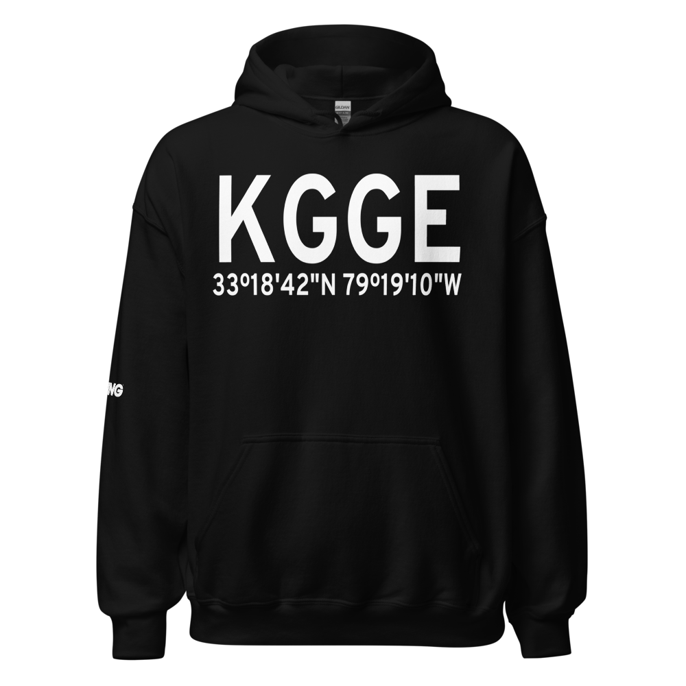 Georgetown County Airport (KGGE) ICAO Hoodie Sweatshirt 