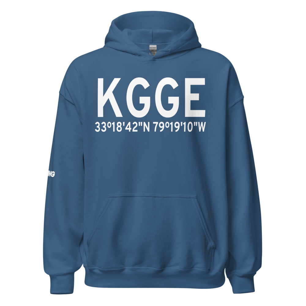 Georgetown County Airport (KGGE) ICAO Hoodie Sweatshirt 