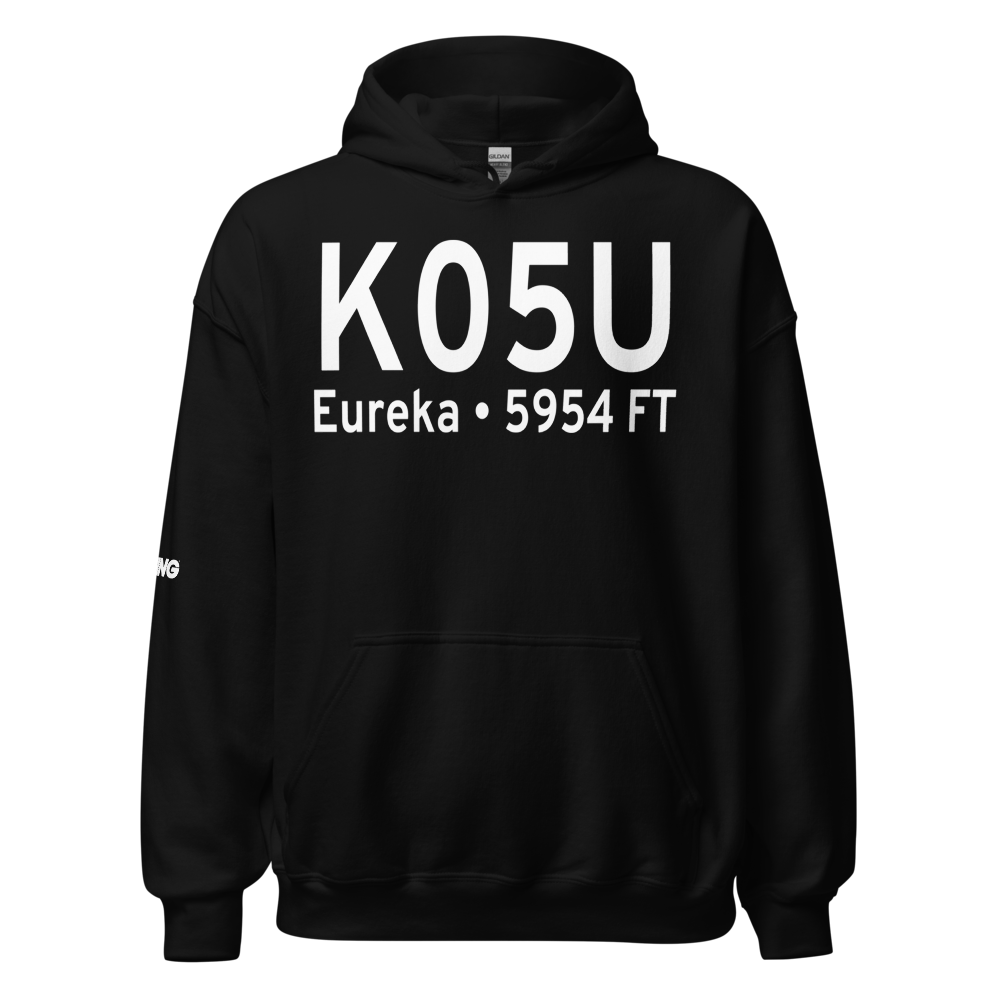 Eureka Airport (K05U) ICAO Hoodie Sweatshirt 