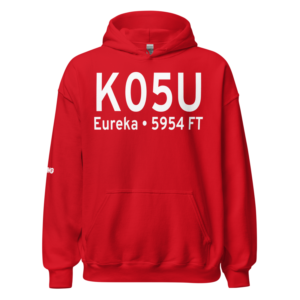 Eureka Airport (K05U) ICAO Hoodie Sweatshirt 