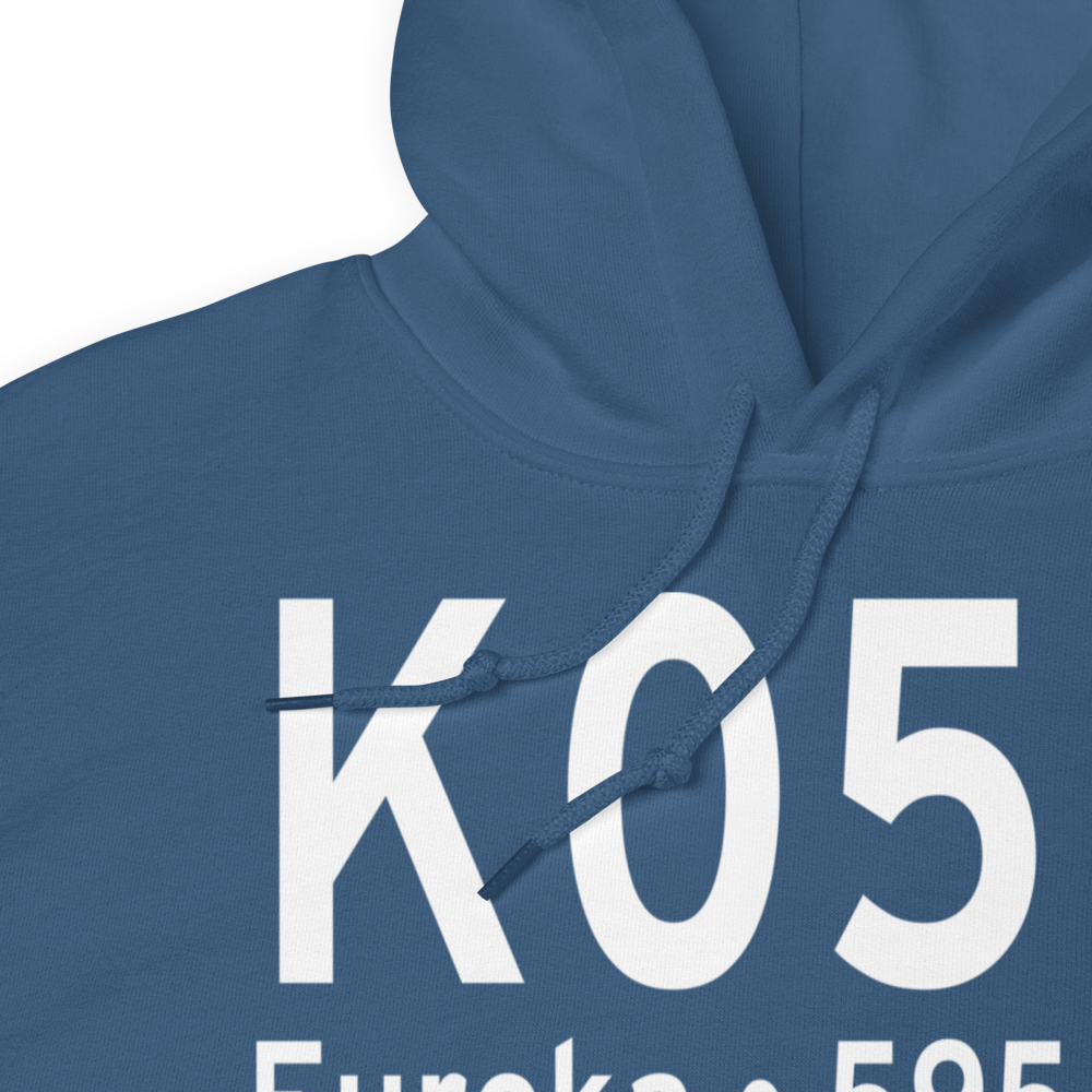 Eureka Airport (K05U) ICAO Hoodie Sweatshirt 