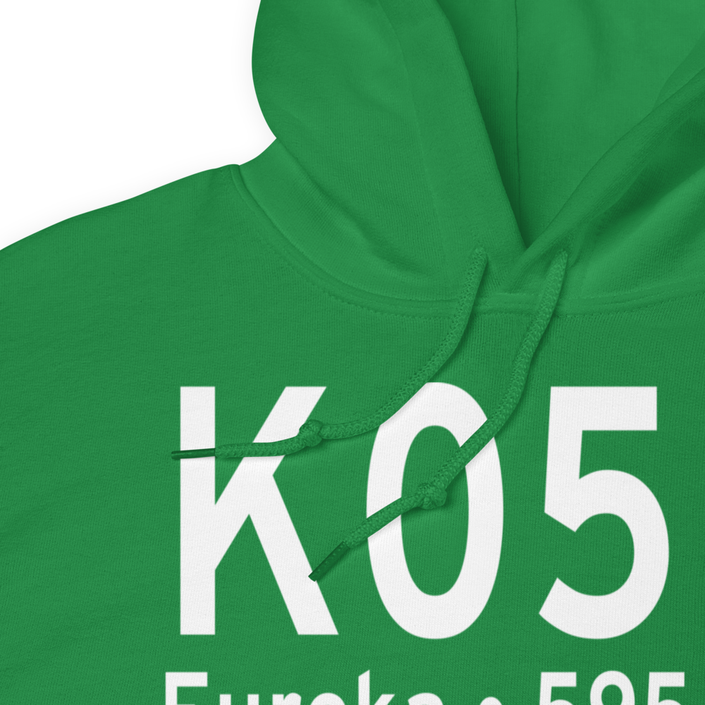 Eureka Airport (K05U) ICAO Hoodie Sweatshirt 