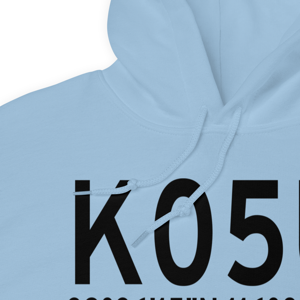 Eureka Airport (K05U) ICAO Hoodie Sweatshirt 