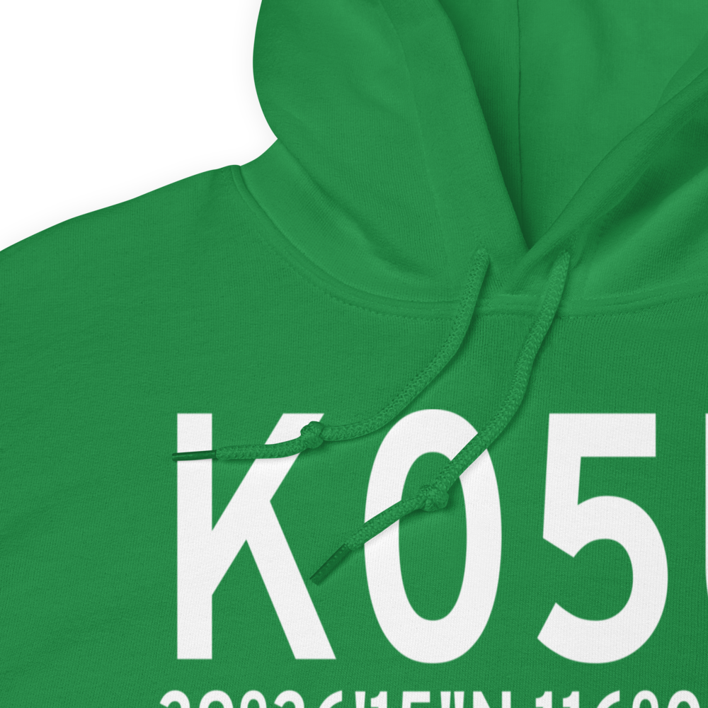 Eureka Airport (K05U) ICAO Hoodie Sweatshirt 