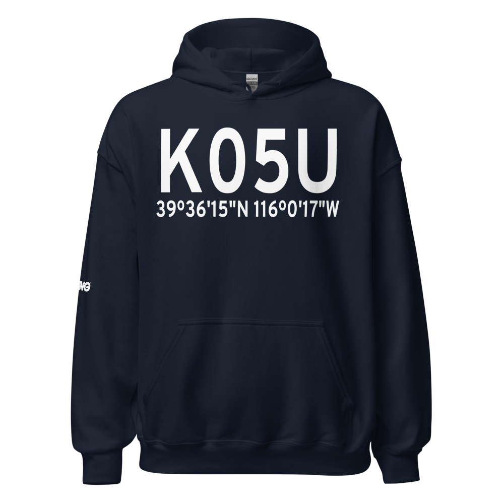 Eureka Airport (K05U) ICAO Hoodie Sweatshirt 