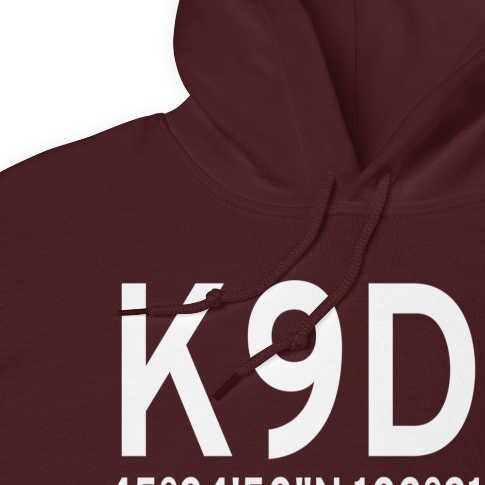 Harding County Airport (K9D2) ICAO Hoodie Sweatshirt 