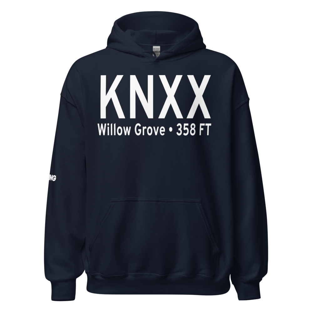 Willow Grove Naval Air Station/Joint Reserve Base (KNXX) ICAO Hoodie Sweatshirt 