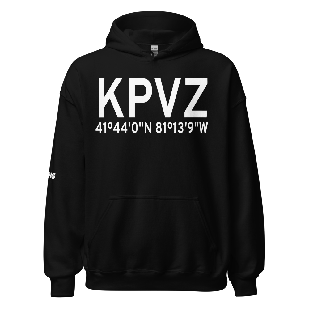 Casement Airport (KPVZ) ICAO Hoodie Sweatshirt 
