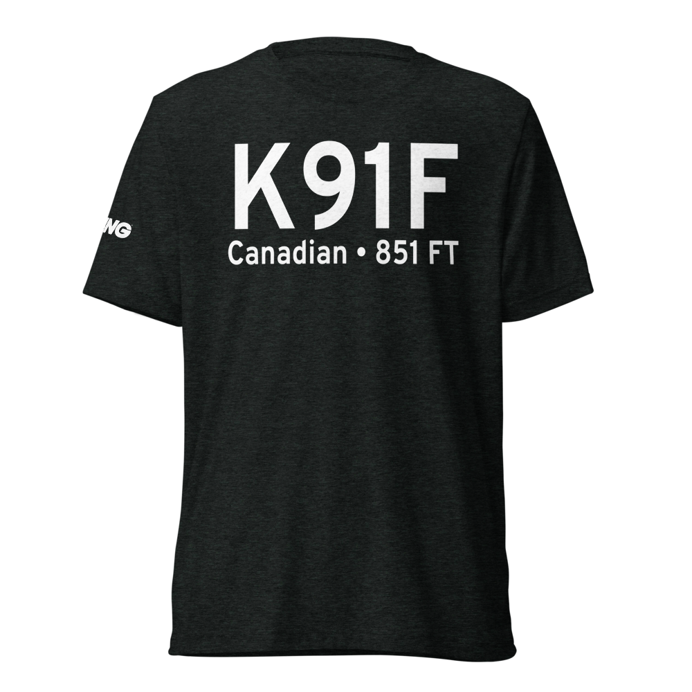 Arrowhead Airport (K91F) ICAO Tri-blend T-Shirt 