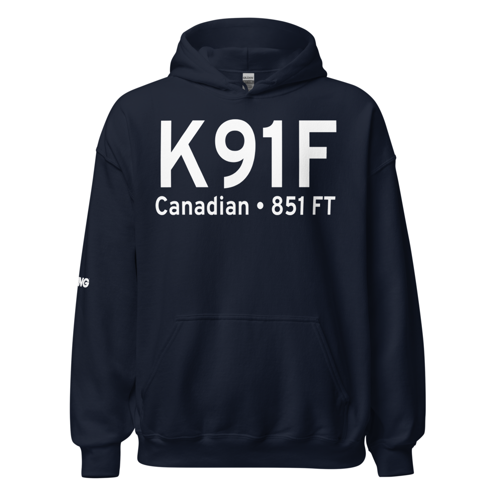 Arrowhead Airport (K91F) ICAO Hoodie Sweatshirt 