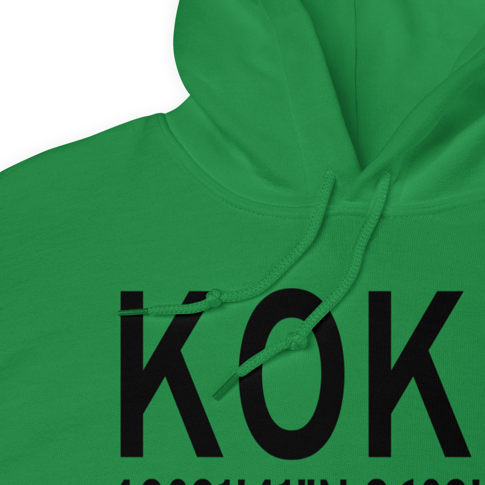 Kokomo Municipal Airport (KOKK) ICAO Hoodie Sweatshirt 