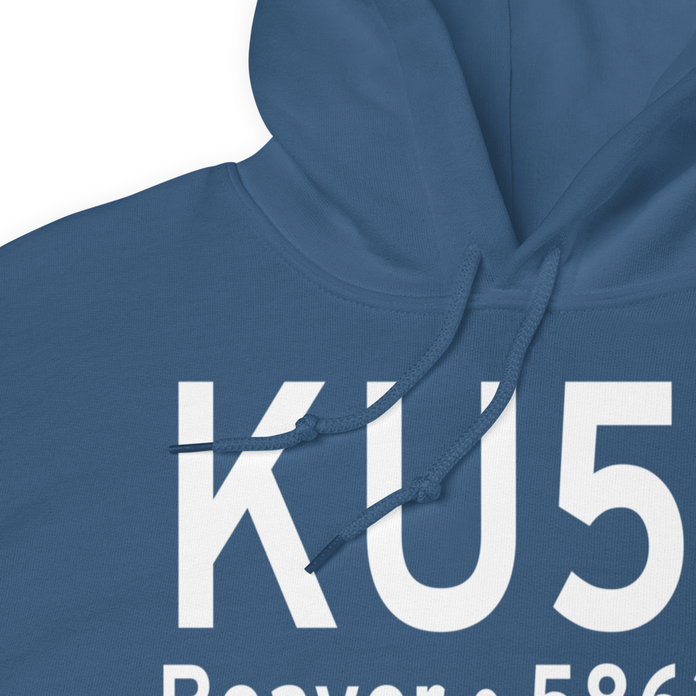 Beaver Municipal Airport (KU52) ICAO Hoodie Sweatshirt 