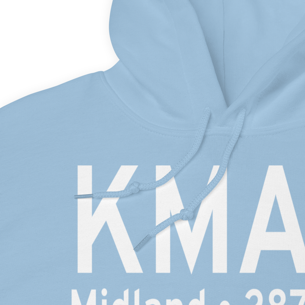 Midland International Airport (KMAF) ICAO Hoodie Sweatshirt 