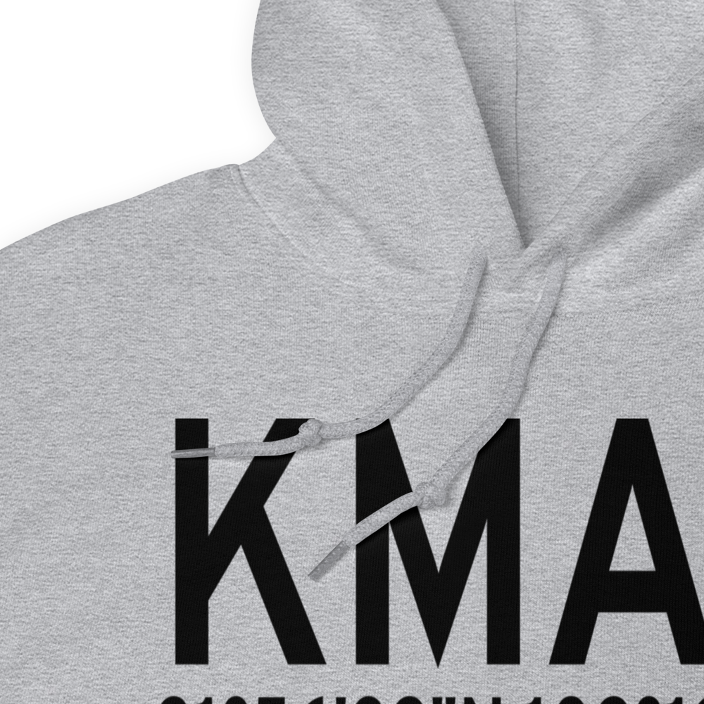 Midland International Airport (KMAF) ICAO Hoodie Sweatshirt 