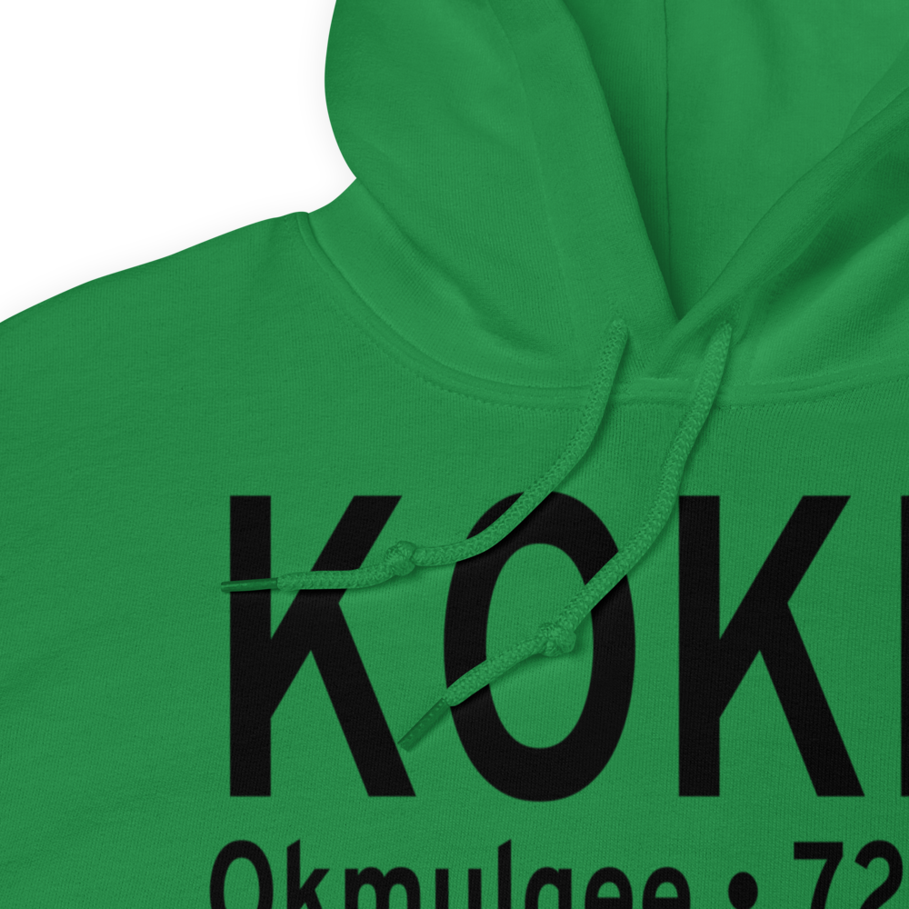 Okmulgee Regional Airport (KOKM) ICAO Hoodie Sweatshirt 