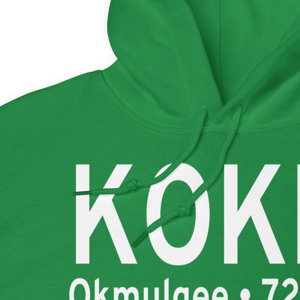 Okmulgee Regional Airport (KOKM) ICAO Hoodie Sweatshirt 