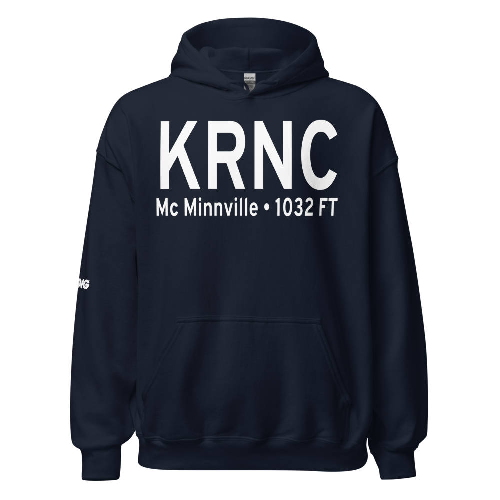 Warren County Memorial Airport (KRNC) ICAO Hoodie Sweatshirt 