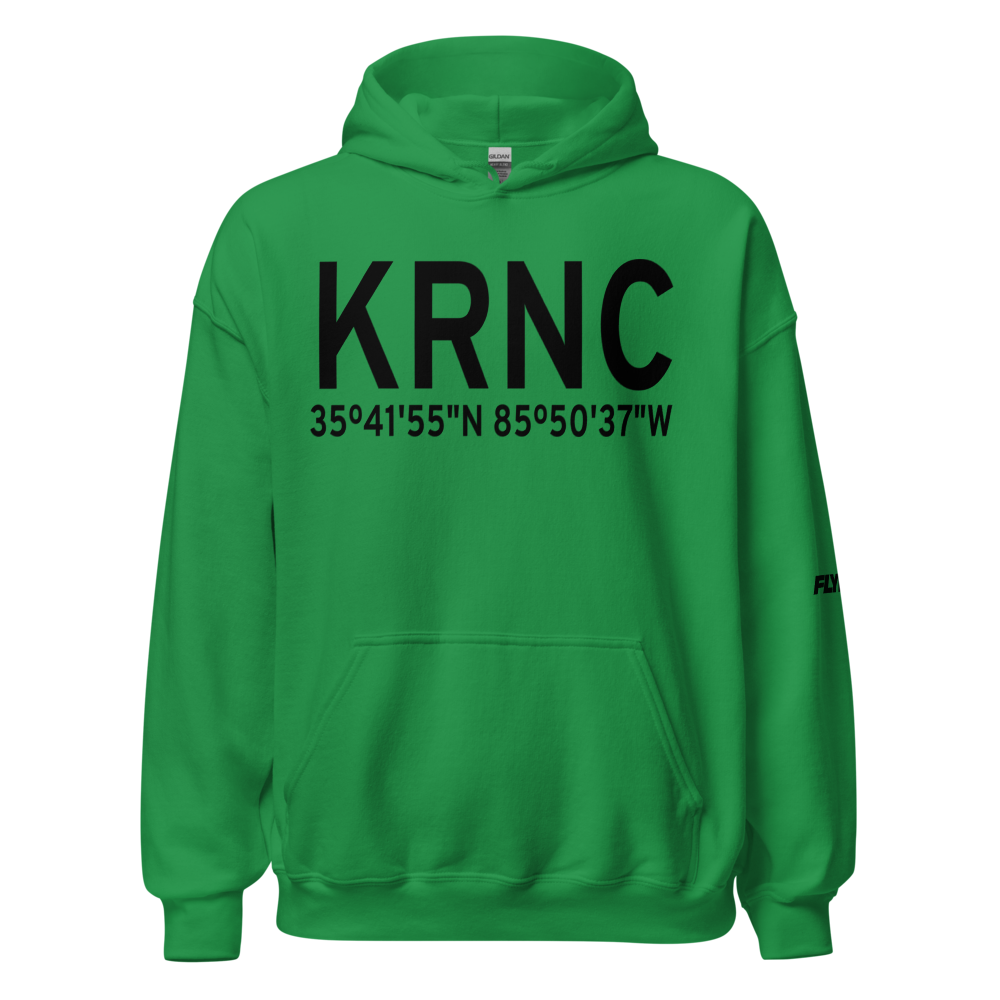 Warren County Memorial Airport (KRNC) ICAO Hoodie Sweatshirt 