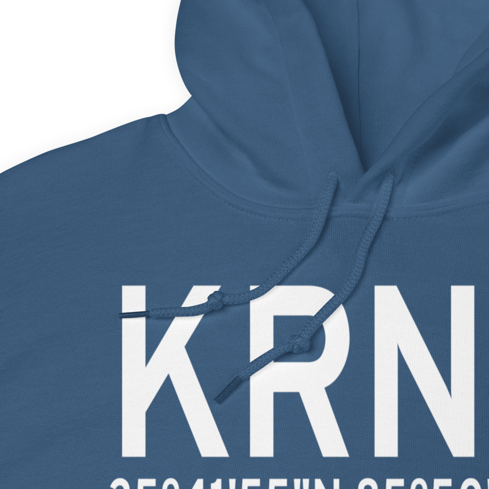 Warren County Memorial Airport (KRNC) ICAO Hoodie Sweatshirt 