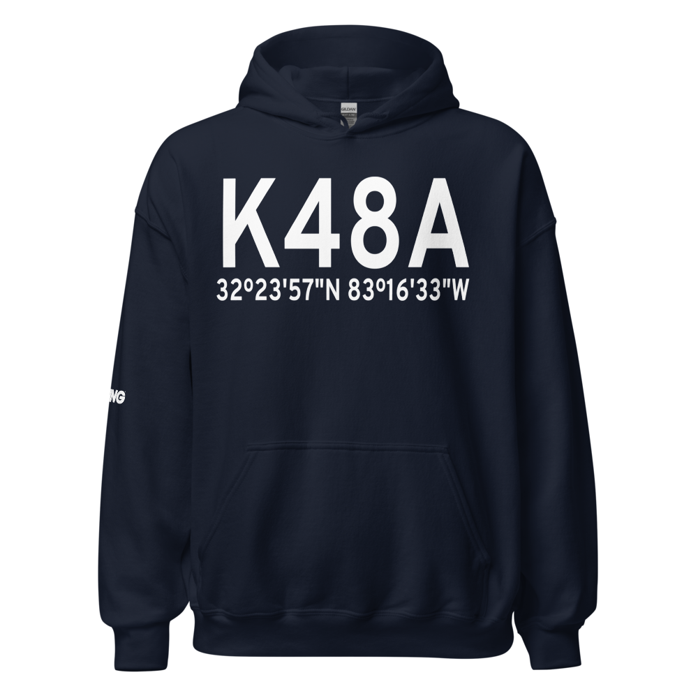 Cochran Airport (K48A) ICAO Hoodie Sweatshirt 