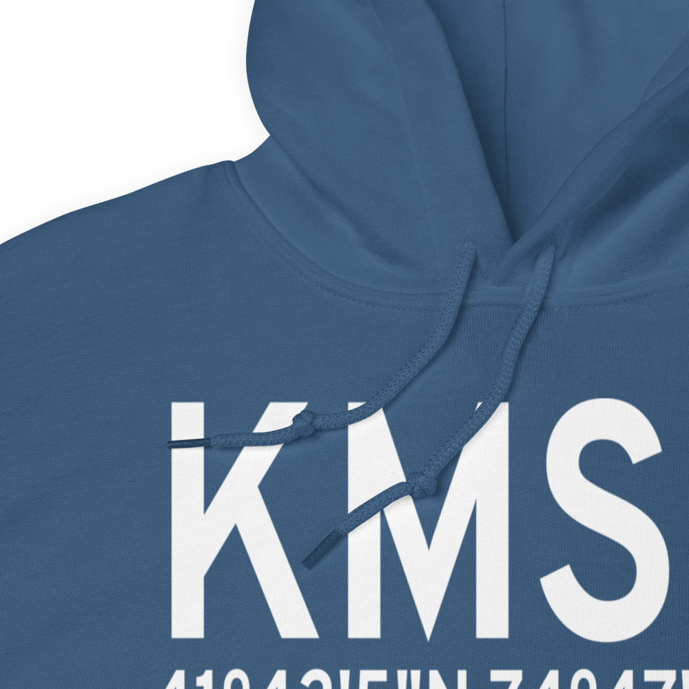 Sullivan County International Airport (KMSV) ICAO Hoodie Sweatshirt 