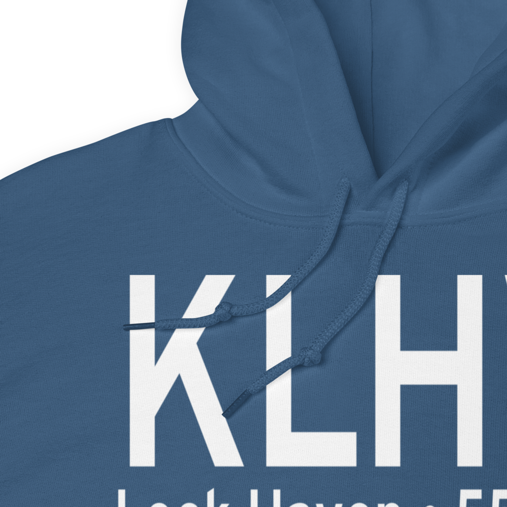 William T. Piper Memorial Airport (KLHV) ICAO Hoodie Sweatshirt 