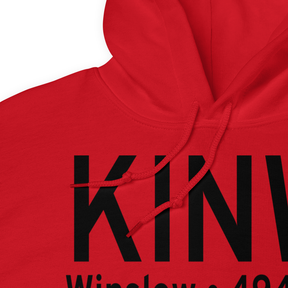 Winslow Lindbergh Regional Airport (KINW) ICAO Hoodie Sweatshirt 