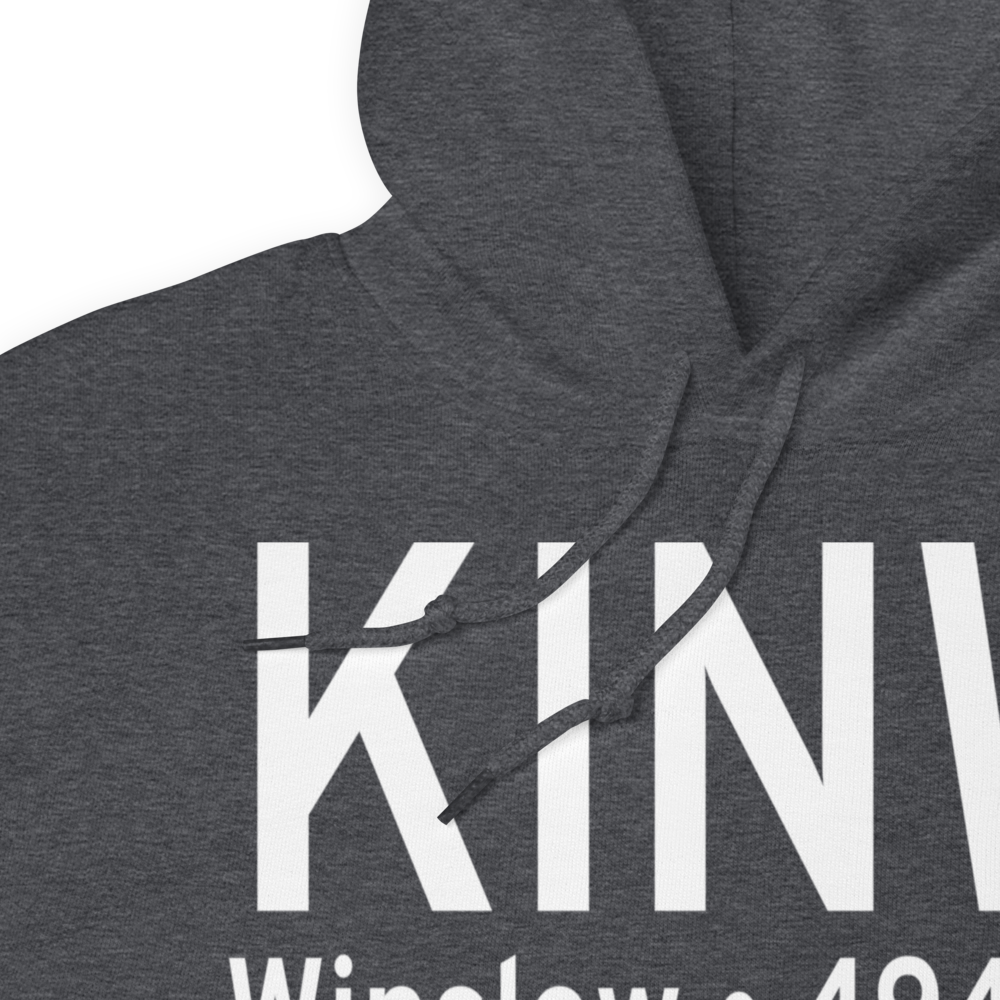 Winslow Lindbergh Regional Airport (KINW) ICAO Hoodie Sweatshirt 