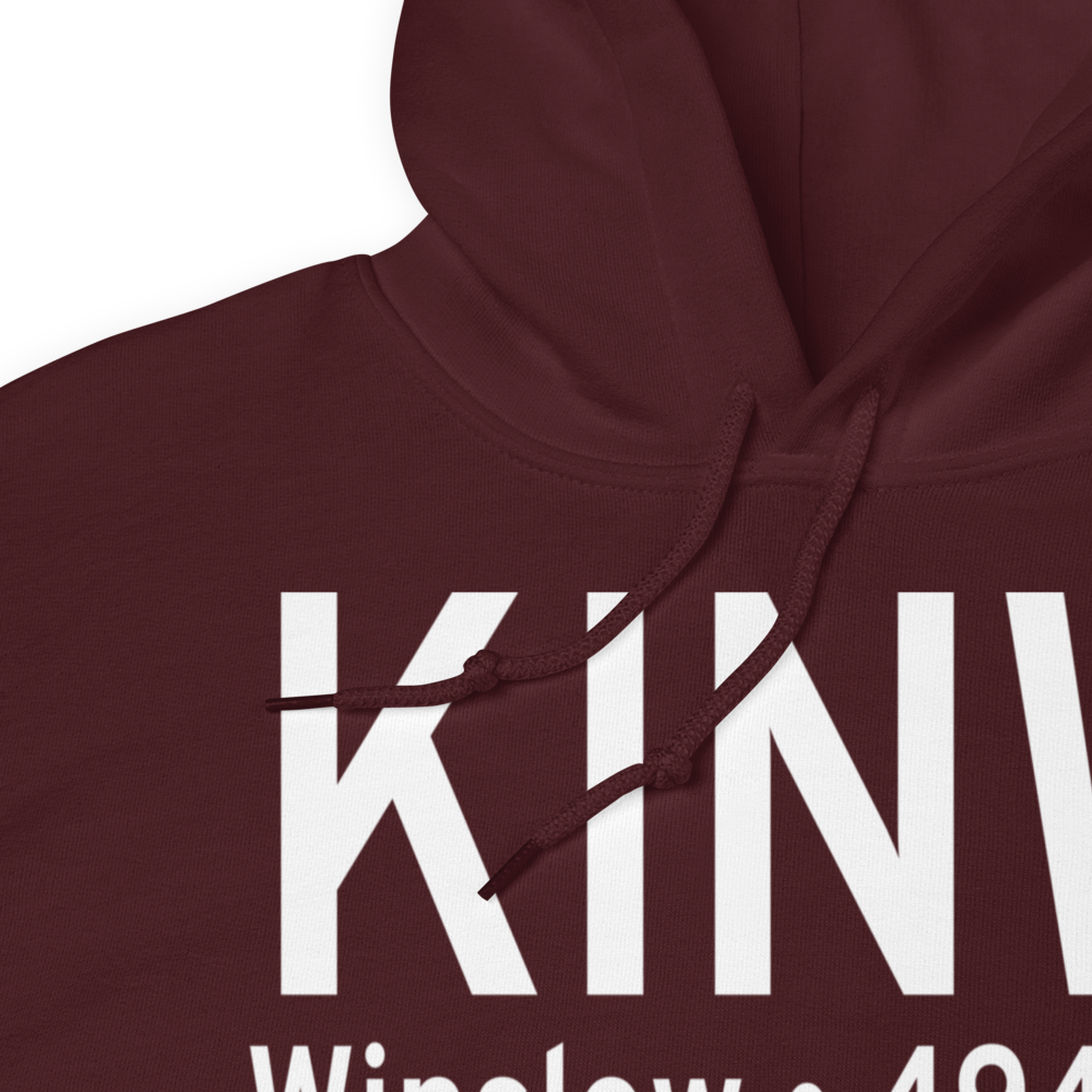 Winslow Lindbergh Regional Airport (KINW) ICAO Hoodie Sweatshirt 