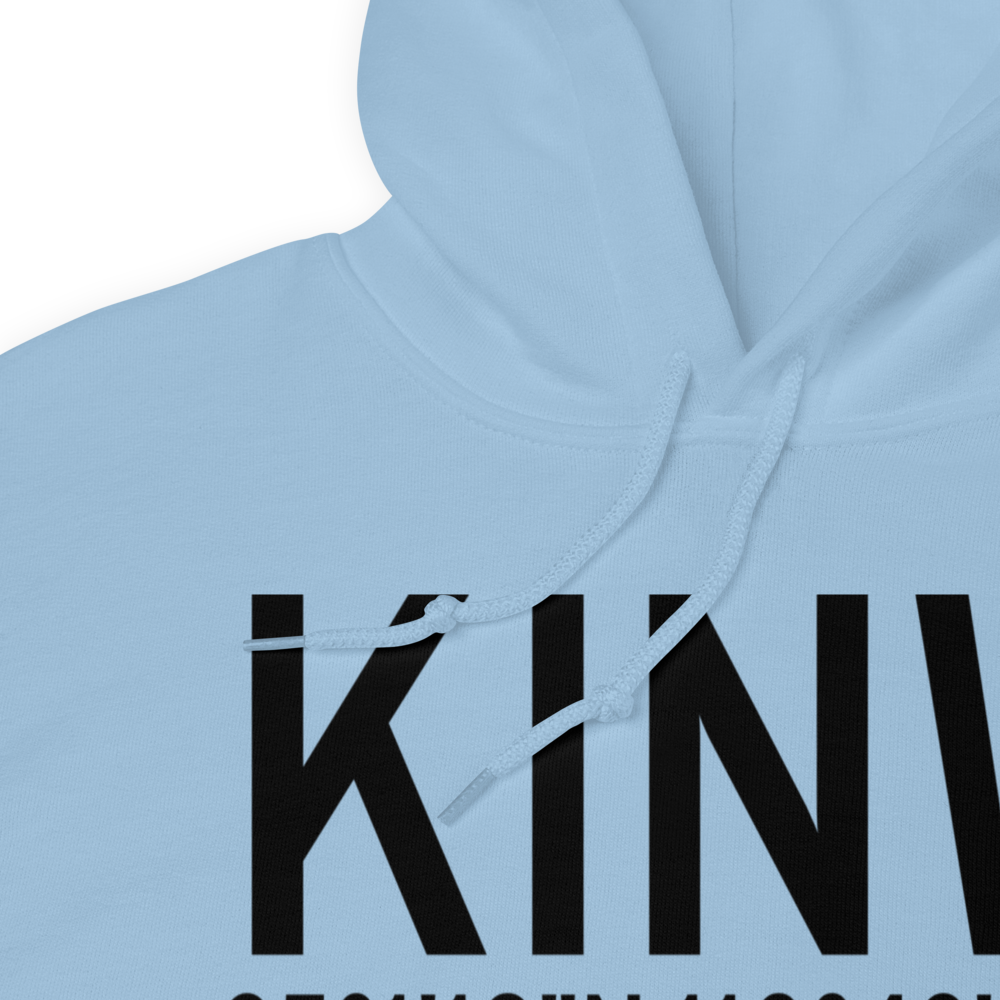 Winslow Lindbergh Regional Airport (KINW) ICAO Hoodie Sweatshirt 